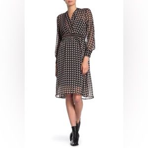 Superfoxx Long Sleeve Sheer Dress